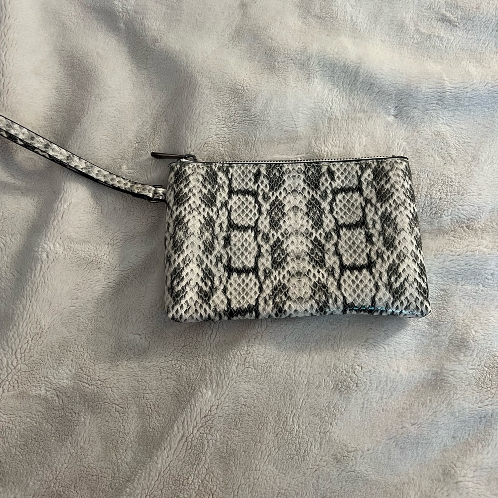 A New Day Snakeskin wristlet